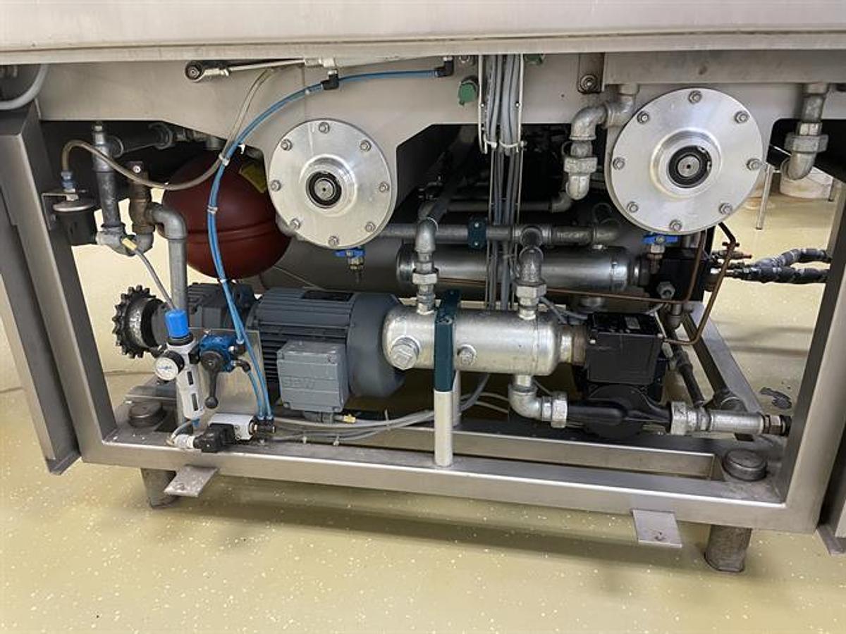 Used Sollich TTS-620 24" wide Temperstatic Enrober with Sollich Thermo Flow 40-ft Cooling Tunnel