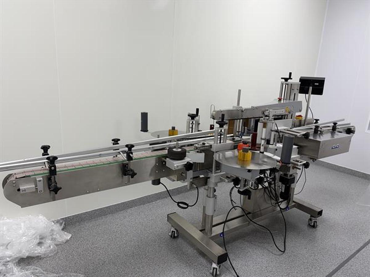 Used CVC Model 430 Front & Back And Wraparound Labeler