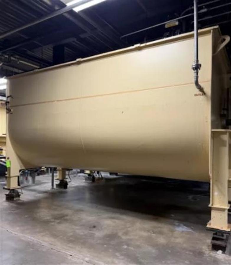 Used WM.A.Schmidt 50,000-lb Jacketed Horizontal Chocolate Tank