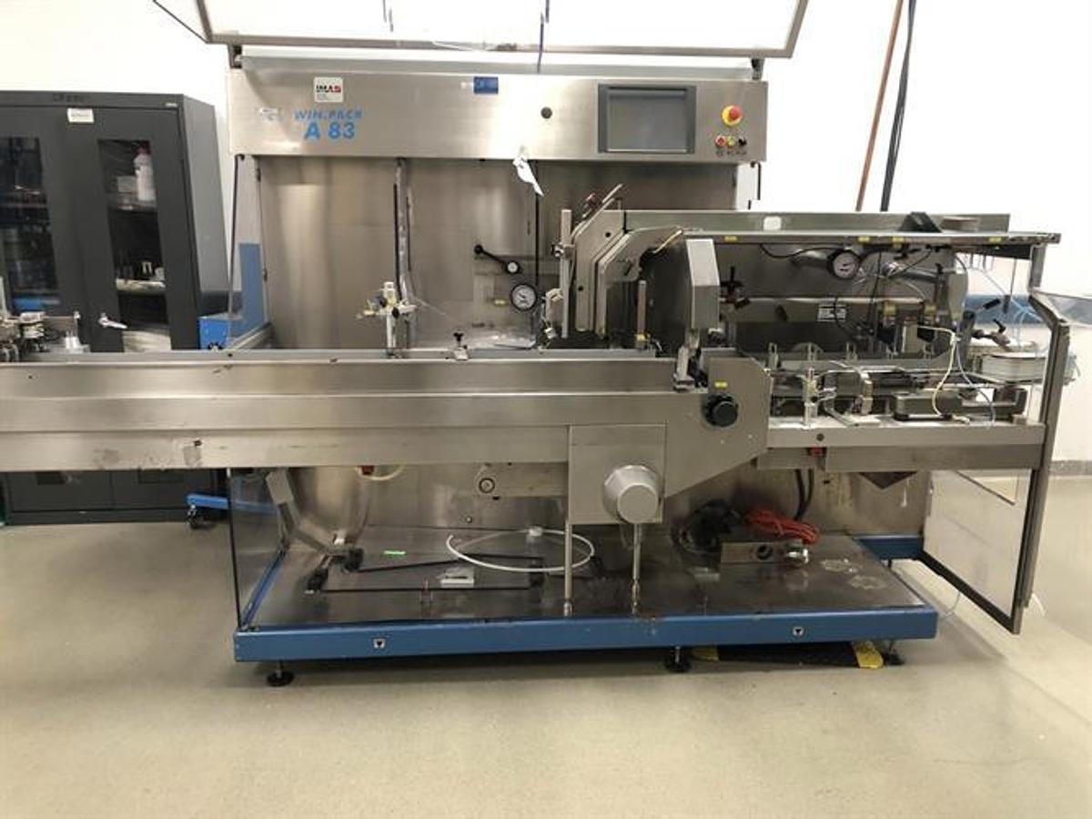 Used IMA model A83 cartoner with blister feeder