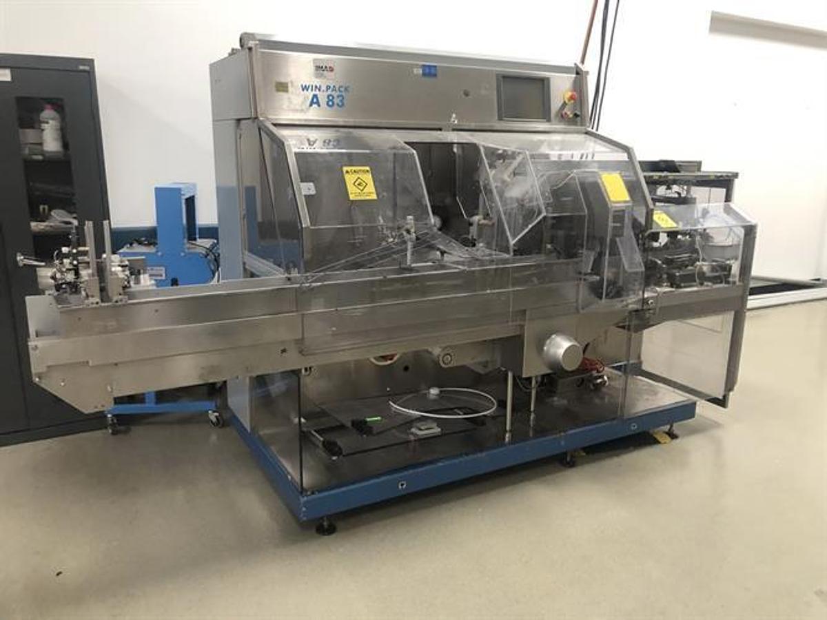 Used IMA model A83 cartoner with blister feeder