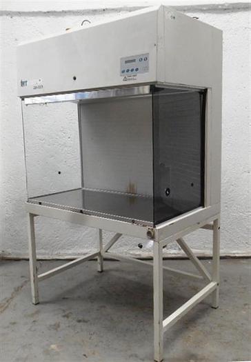 Used Telstar model AH-100 stainless steel laminar flow hood.