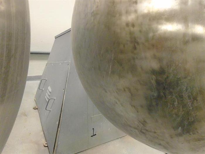 Used 41" diameter Stainless Steel Coating Pan