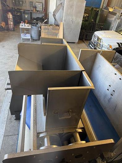 Used APV 48" Two Roll Extruder with Ultrasonic Guillotine Cutter