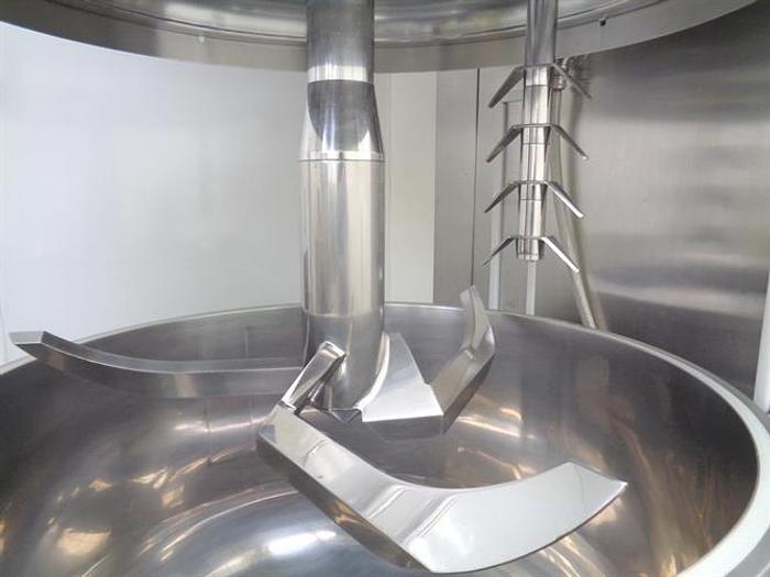 Used Vector Model GMX-600, 600 Liter Stainless Steel High Shear Granulator