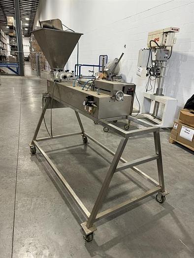 Used Keith Machinery model TPFS Stainless steel 2 piston filler