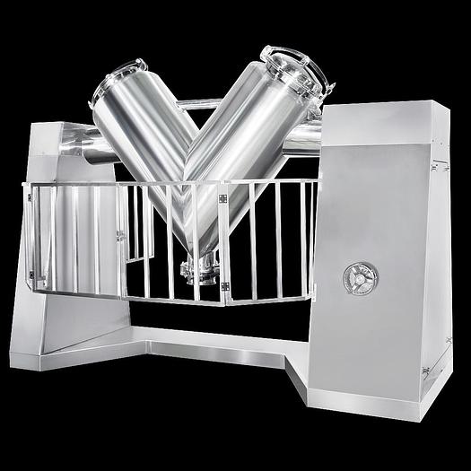 New NEC 75 cu. ft. 316L stainless Steel V Blenders with inensifier bar