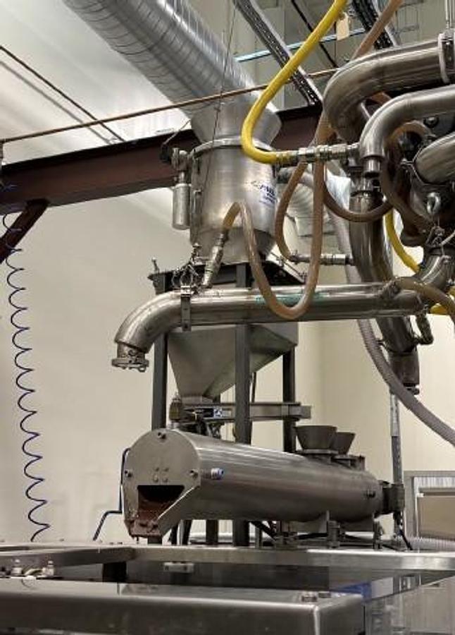 Used Imperial 600 x 225 One Shot Molding Plant with Loesch Bar Wrapper