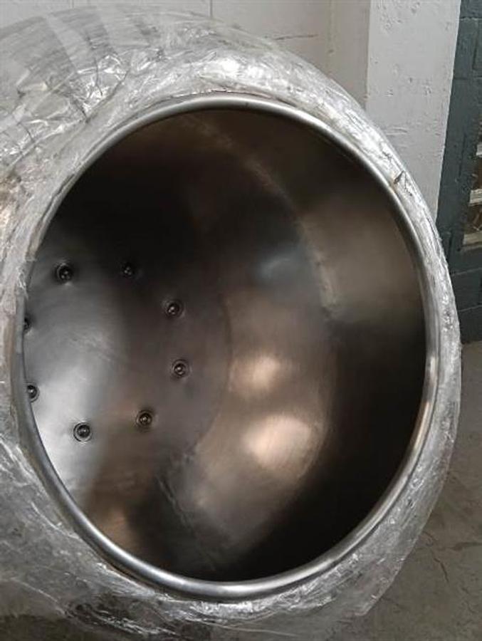 Used Stainless Steel 38" Diameter Coating Pan