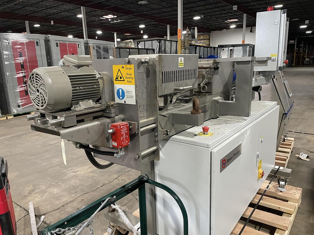 Used Baker Perkins Model MP24 Stainless Steel Twin Screw Extruder