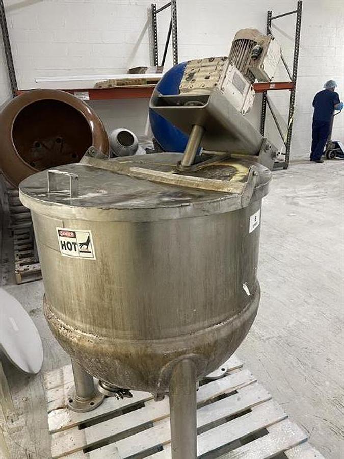 Used Lee 60 Gallon Stainless Steel Cooking & Mixing Kettle