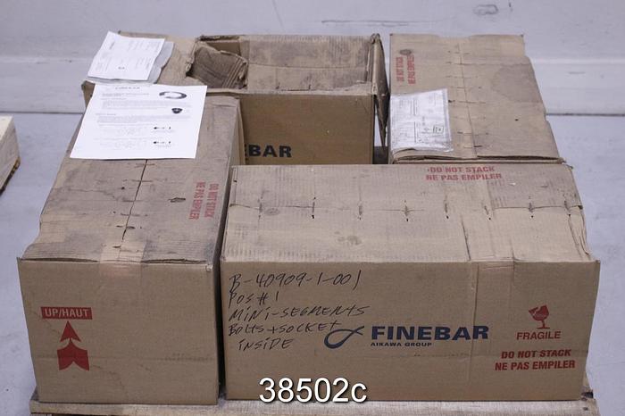 Unused Fine Bar Refiner Plate Set for Beloit DD4000 24" Refiner #38502