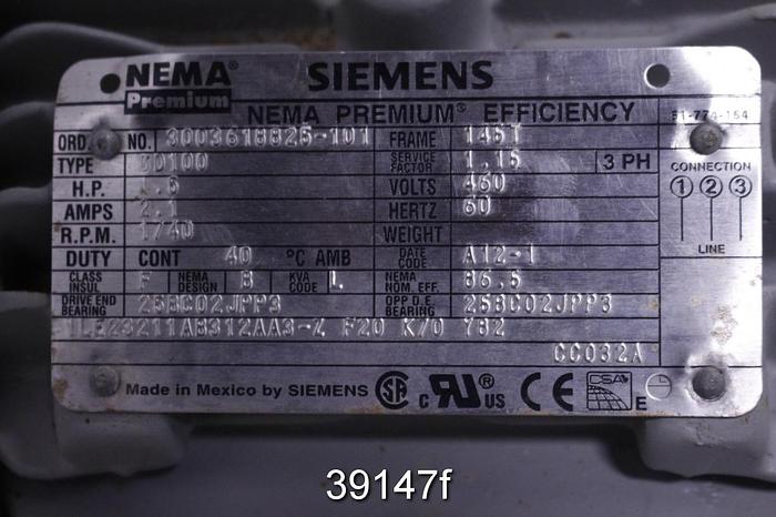 Unused Sulzer APT 11-1B Pump #39147