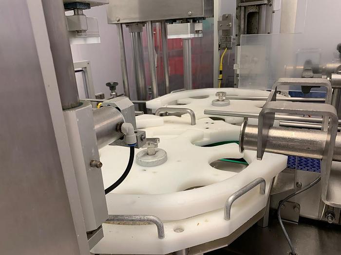 Very good used PACKAGING AUTOMATION STARWHEEL POT FILLER