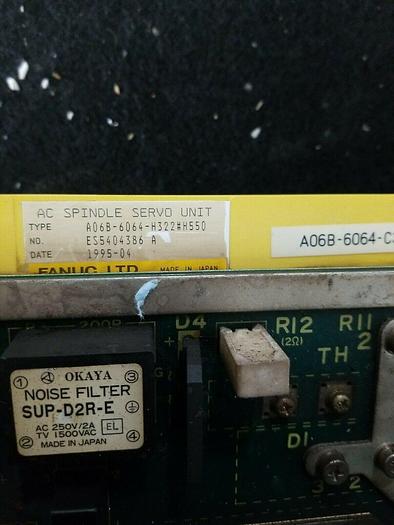 Used FANUC A06B-6064-H322#H550. A20B-2000-0220/05B. A20B-1004-0740/04B Hardinge VT