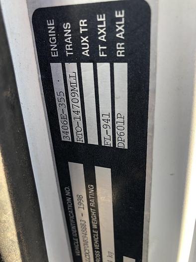 Used 1998 Western Star Heavy Duty Chassis 5864SS Severe Service