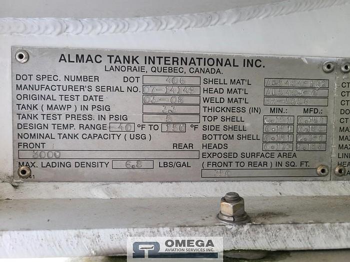 Used Unit #: 17609 - 3,000 Gallon Jet Fuel Truck (2008) *Sold*