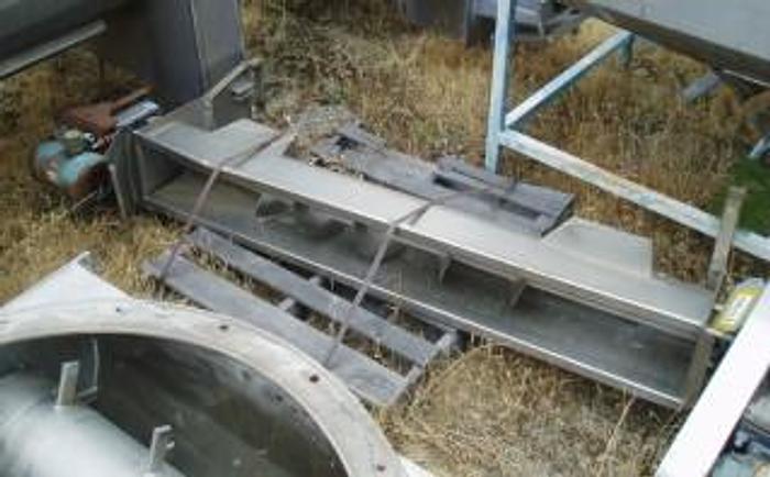 Used Conveyor, Screw, 8" X 6.5', S/st, 2 HP, #S731907