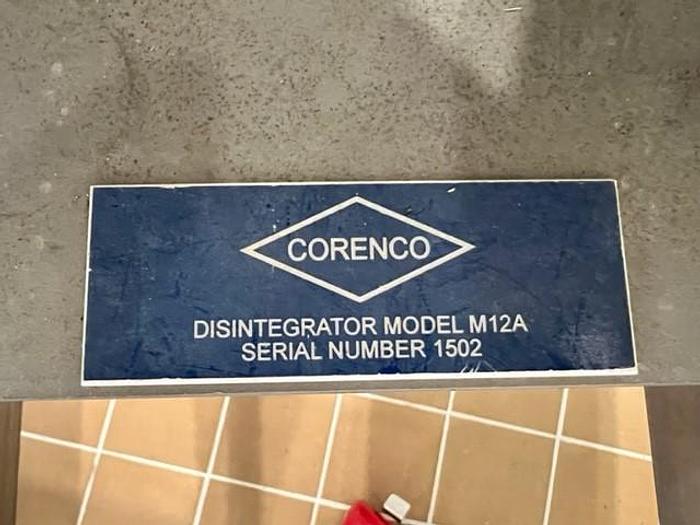 Used Mill, Disintegrator, Corenco, Mdl M12A, S/st, 21", 20 HP #C744602