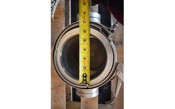 D'occasion USED 3" ERIEZ MAGNETICS JACKETED MAGNET TRAP, STAINLESS STEEL