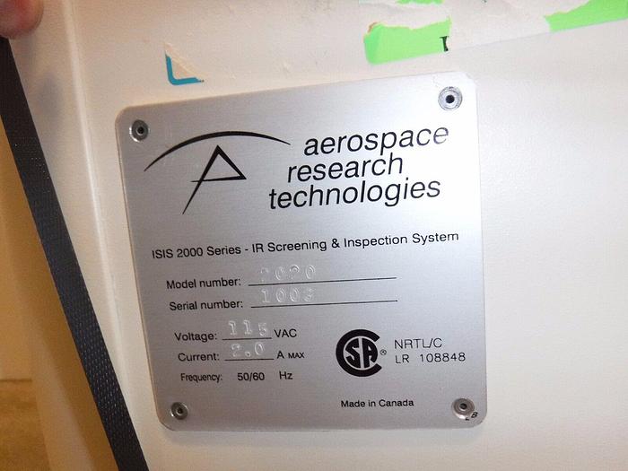 Used Aerospace Research Technologies ISIS 2000 Series 2020 IR Screening & Inspection