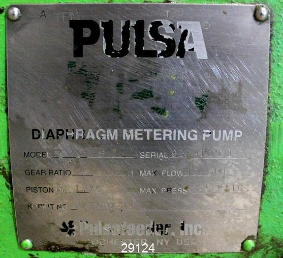 Used Pulsa Z120H-S-E Diaphragm Metering Pump #29124