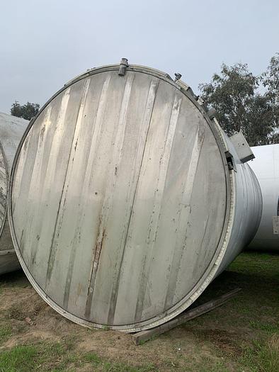 Used Tank, 12,500 Gallon, S/st, 11'9" x 16', Insulated, #S744295