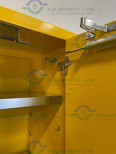 Used Eagle Manufacturing Model 4510 45 Gallon Flammable Liquid Storage Cabinet w/ Soft Close Doors
