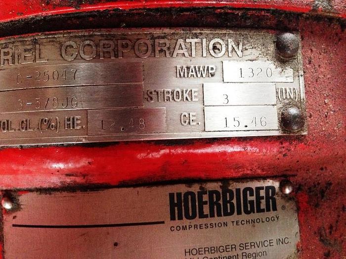 Used Item 0541 : Sullair 900CFM / 350PSI Air Compressor & Ariel JPG/2 Booster Combo