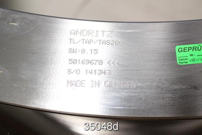 Unused Metso TL/TAP/TAS200 Pressure Screen Basket, 0.15mm Slots, Unused #35048