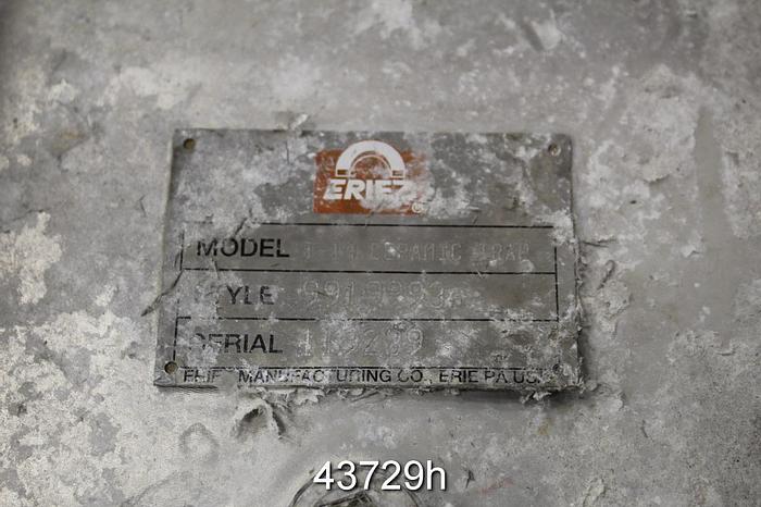 Used Eriez Magnetic Trap, 14x14, 15 Magnetic Tubes #43729