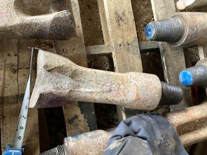 Used 5-5/8” diameter x approx.. 12-1/2” length Cable Tool Drilling Chisel Bit