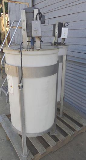 Used Tank, 60 Gallon, PET, Agit, 1/4 HP, FT/FB, Tank #1 #S743001