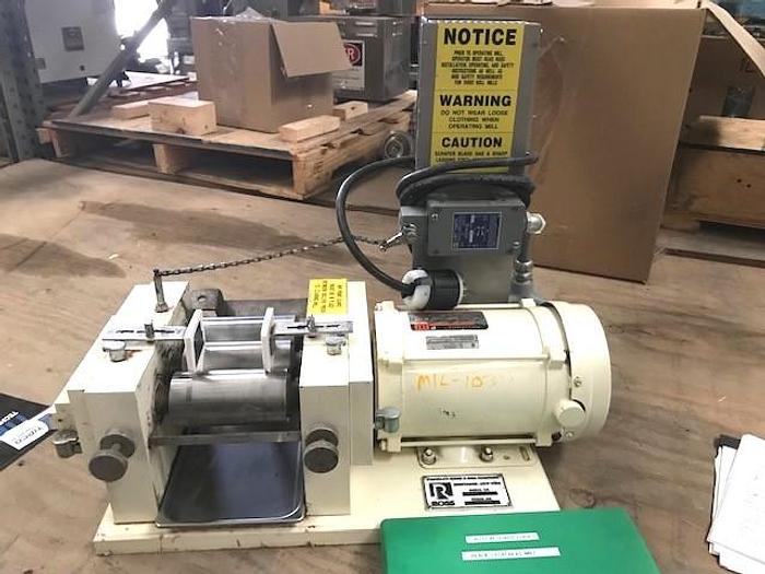 Used 2.5″ X 5″ ROSS THREE ROLL MILL – TYPE 440C STAINLESS STEEL ROLLS (#9395)