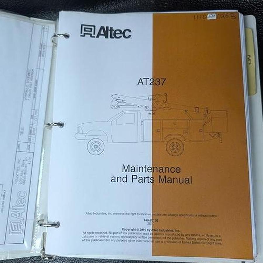 Used 2011 Dodge Ram 5500 Altec AT237 42' Articulated/Telescoping Non-insulated 