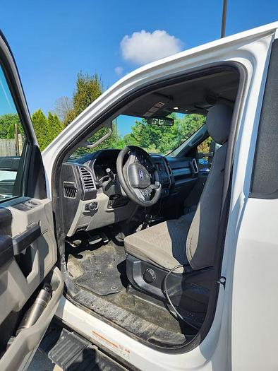 Used 2017 Ford F450 4x4 16' Scott Aluminum Tilt Flatbed with Knapheide Hoist Gas Engine