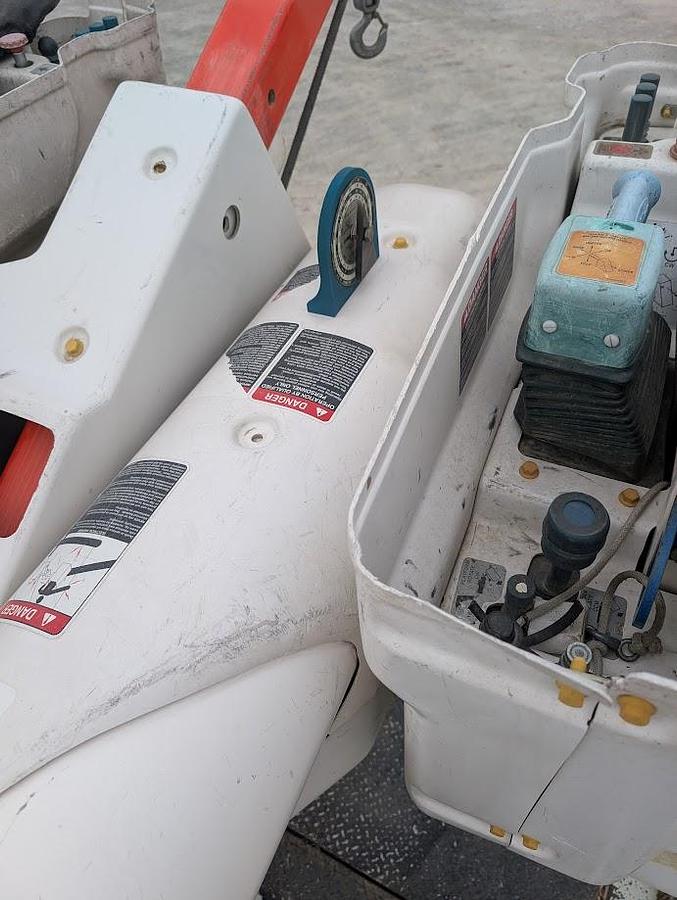 Used 2007 International 7400 4x4 Altec AM55 60' Over-Center Articulated Insulated Material Handling Bucket Truck