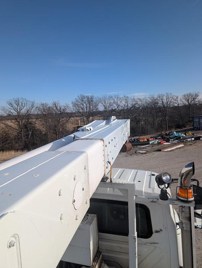 Used 2007 International 7400 4x4 Altec AM55 60' Over-Center Articulated Insulated Material Handling Bucket Truck