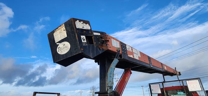 Used 2006 GMC 6500 20' Flatbed 36' Cleasby Roofing Conveyor Truck
