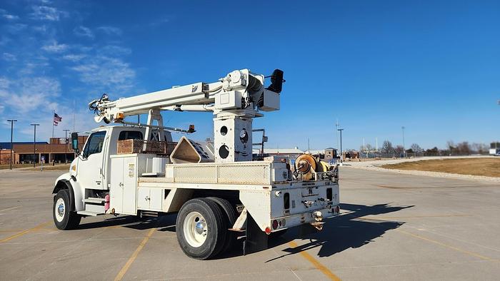 Used 2005 Sterling Acterra Terex Telelect 4045 Derrick Crane Truck Single Axle