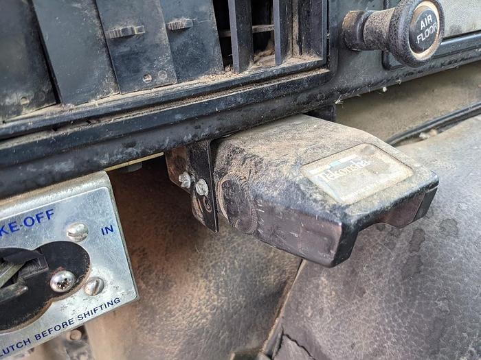 Used 2000 International 4900 Tandem Axle Flatbed Altec A65 70' Articulated Bucket truck