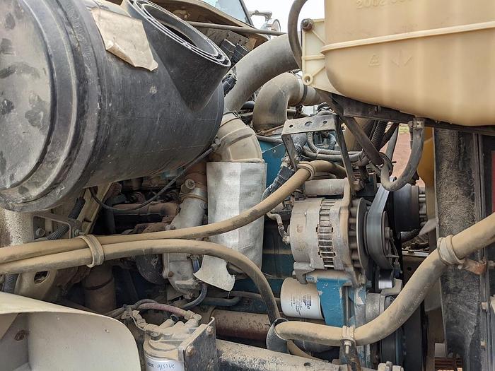 Used 2000 International 4900 Tandem Axle Flatbed Altec A65 70' Articulated Bucket truck