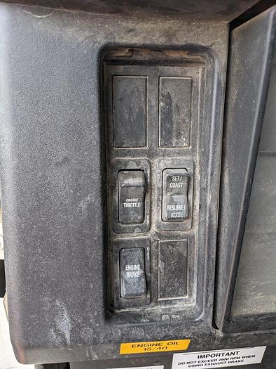 Used 2000 International 4900 Tandem Axle Flatbed Altec A65 70' Articulated Bucket truck