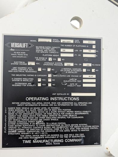 Used 2011 Ford F650XL 4x2 60' Versalift Forestry Bucket Truck