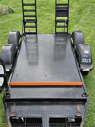 Used 2019 MMDI 10' Dual Axle Trailer with Ramps