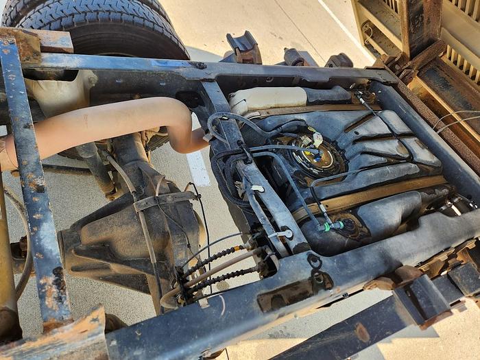 Used 2017 Ford F450 4x4 16' Scott Aluminum Tilt Flatbed with Knapheide Hoist Gas Engine