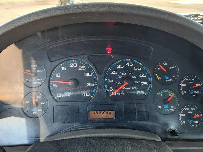 Used 2006 International 7400 6x4 Flatbed Cleasby 41' Roofing Conveyor Truck