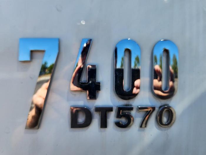 Used 2006 International 7400 6x4 Flatbed Cleasby 41' Roofing Conveyor Truck