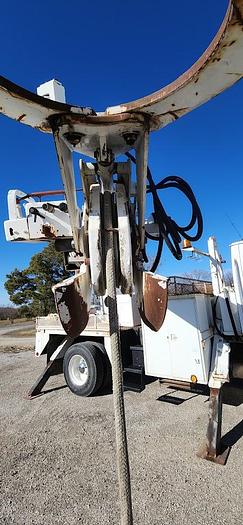 Used 2005 Sterling Acterra Terex Telelect 4045 Derrick Crane Truck Single Axle