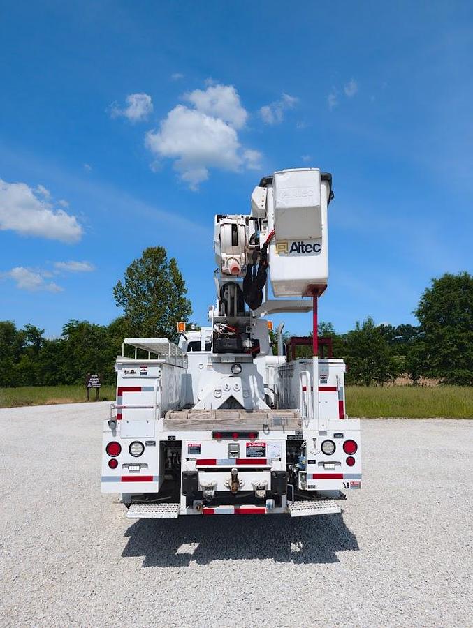 Used 2008 Freightliner M2 106 Altec AA755 60' Material Handling 2-man Bucket Articulated Insulated